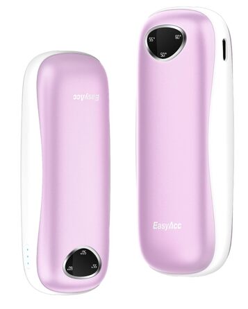 Електричні грілки для рук EasyAcc 10000mAh, 2 шт. з LED-дисплеєм, 3 режими нагріву, для кемпінгу, полювання, Рейно