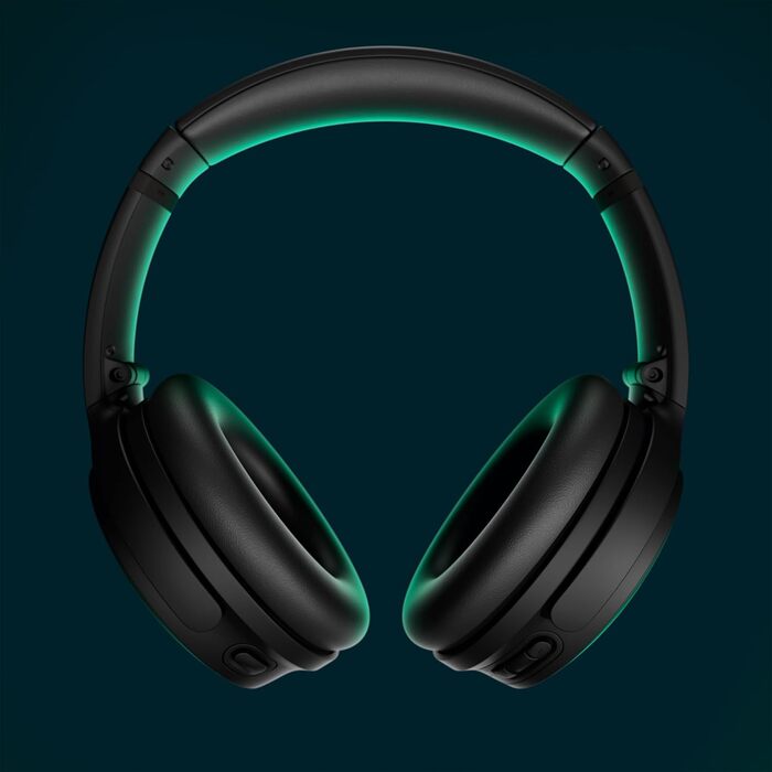 Навушники Bose QuietComfort бездротові з мікрофоном, шумозаглушенням, Bluetooth Over-Ear (Відновлені) Чорні/Білі