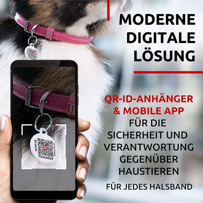 Нашийник для собак WAUDOG з натуральної шкіри, 20-25 см, 8 мм, рожевий