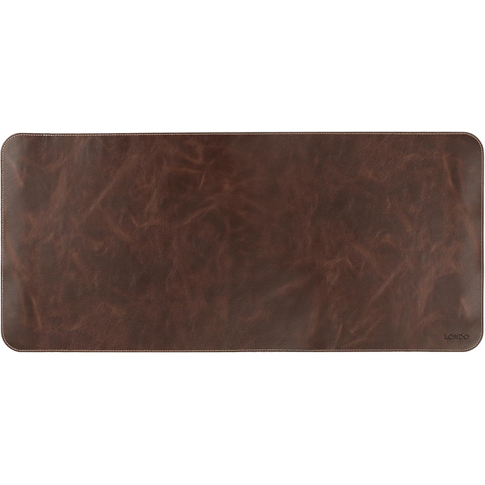 Мишка Londo Echtleder – великий килимок для миші зі шкіри, коричневий. Килимок для столу, антиковзкий, гладка поверхня