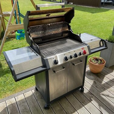 Оригінальна ароматична пластина з нержавіючої сталі Grillrost.com для гриля Enders, захисна накладка для пальника Chicago 3