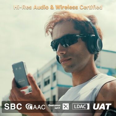 Hidizs AP80 PRO MAX: Hi-Res MP3 плеєр з Bluetooth, Wi-Fi, DLNA, AirPlay, DAC ES9219C, MQA 16X, DSD256, PCM 384kHz, підтримка SD до 2TB, Чорний