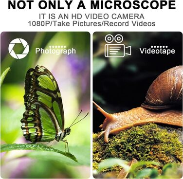 Цифровий мікроскоп Bysameyee 4K з бездротовим підключенням, 40x-1000x збільшення, USB ендоскоп для інспекції, сумісний з iPhone, iPad, Android, Windows, Mac, PC