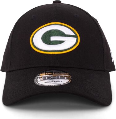 Кепки New Era - Бейсболки MLB NBA NFL - Лімітовані дизайни: Yankees, Lakers, Bulls, Raiders, Chiefs, Dodgers, Seahawks, Sox, 49ers, Green Bay Packers (Чорний V3)