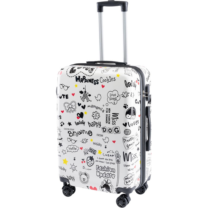 Валіза Xonic Design: міцний корпус, 360° обертання, кодовий замок, полікарбонат, L/XL або набір (3 шт.)