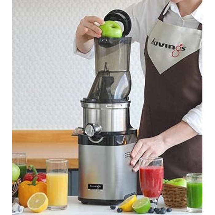 Kuvings CS700 Whole Slow Juicer – Professional Stainless Steel Juice Extractor for Commercial Use with Powerful 240 Watt Motor