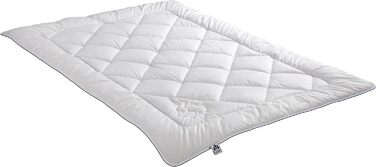 Irisette Kamel Warm Duo Winter Blanket - Made in Germany - Duo duvet made of camel hair for winter, 135 x 200 cm, white, Öko-Tex certified 135x200 cm Duo Single