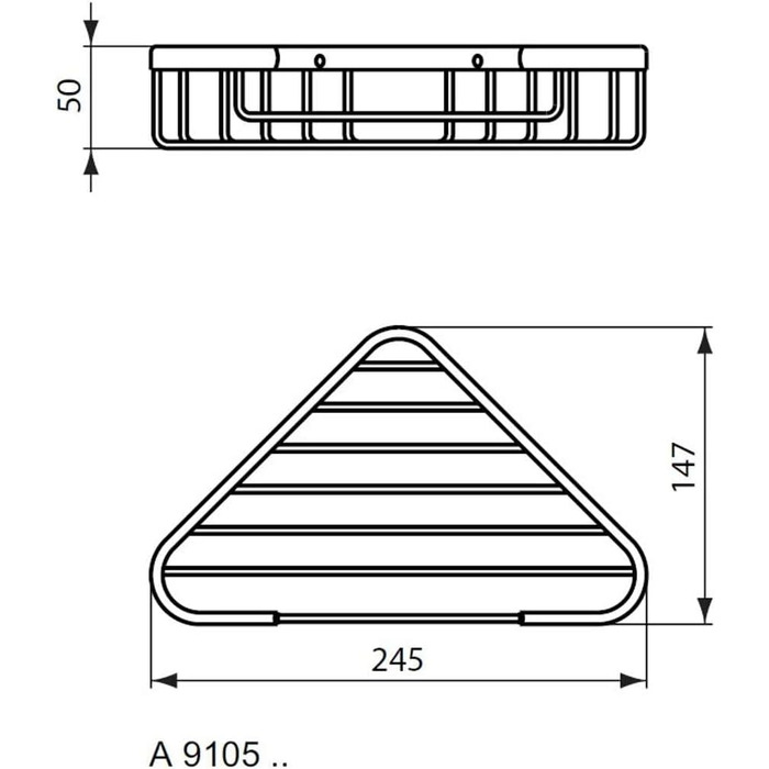 Кутова мильниця Ideal Standard IOM, хромована сталь