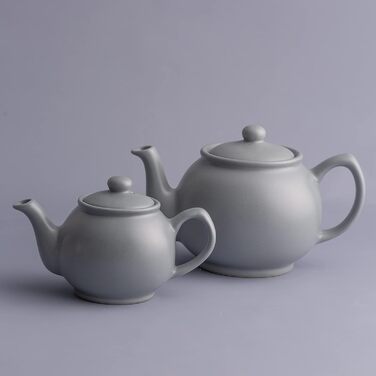 Price & Kensington Teapot made of stoneware, 110 cl, for Pastell (Grey, 6 cups)