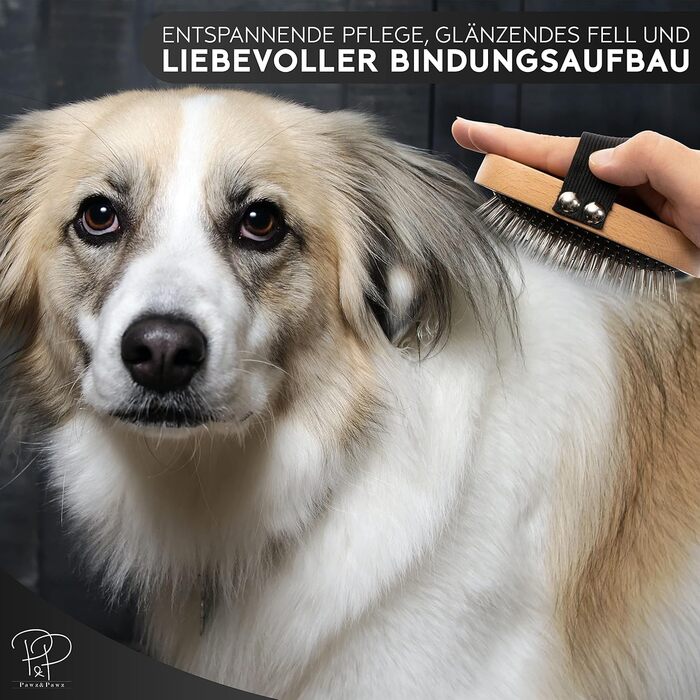 Преміум щітка Pawz для довгошерстих собак та котів | Щітка для грумінгу з масажним ефектом