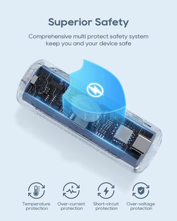 Power Bank 4500mAh PD для iPhone: компактний акумулятор для швидкої зарядки, сумісний з iPhone 14, 13, 12, 11, XS, XR, X, 8, 7, 6. Колір: кремовий