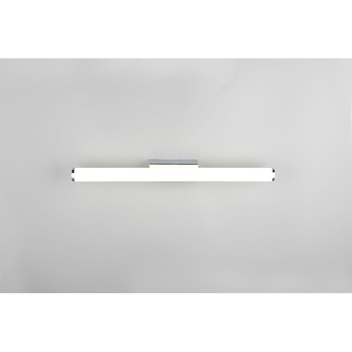 Trio Leuchten LED Bathroom Wall Light Mattimo 283274106, Metal Chrome, White Plastic, 4.3 Watt LED (Width 60cm)