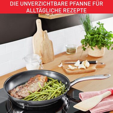 Сковорода Tefal Infinite Induction 30 см з антипригарним покриттям та індикатором температури