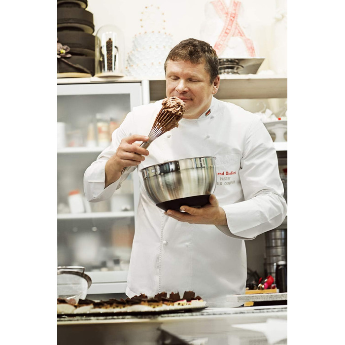 Венчик RÖSLE преміум-якість з нержавіючої сталі 18/10, сріблястий (32 см), з отвором для підвішування, для миття в посудомийній машині