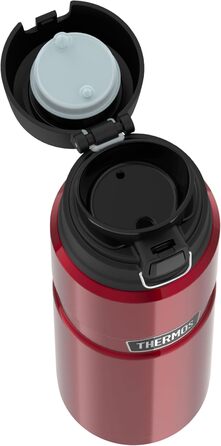 Термос із нержавіючої сталі 0,70л, блакитний - Thermos King, абсолютно герметичний, зберігає тепло 15 год, холод 24 год, для чаю, кави, води, BPA-free