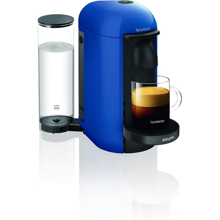 Кавомашина Nespresso Krups Vertuo YY2778FD – приготування еспресо та кави, титан (блакитний)