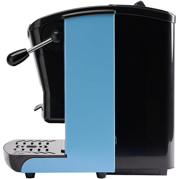 FABER COFFEE MACHINES | Slot Plast Model | POD Coffee Machine 44 mm | Adjustable Brass Pad Press (BURGUNDY/BLACK)