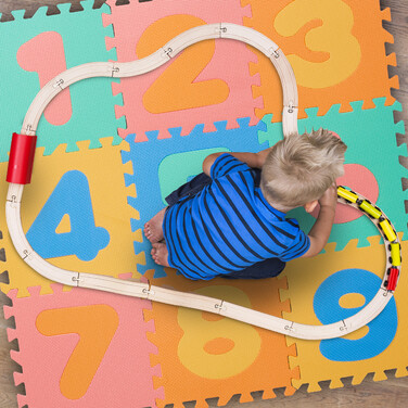Relaxdays Puzzle Mat with Numbers