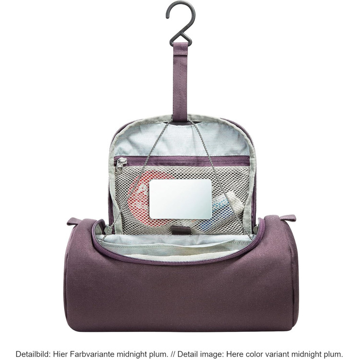 Дорожня косметичка Tatonka Care Barrel з дзеркалом та відділеннями, Red Earth, 3 л (26 x 14 x 14 см)