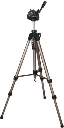 Легкий штатив-тринога Hama Star 05 106-3D з 3-позиційною головкою, розширюваний (66-166 см), колір шампань