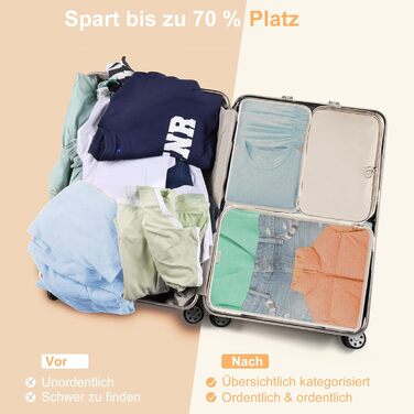 Органайзер для валізи Chijoo, 12 шт. (Чорний) – Набір кубиків для пакування, аксесуари для подорожей, мішечок для білизни