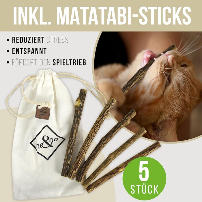 Cat Bed for Radiators incl. 5 Matatabi Sticks | COZY RADIATOR BED | Suitable for all radiators | Cat hammock for radiators | Free from harmful substances | with removable insert (Light - Grey)