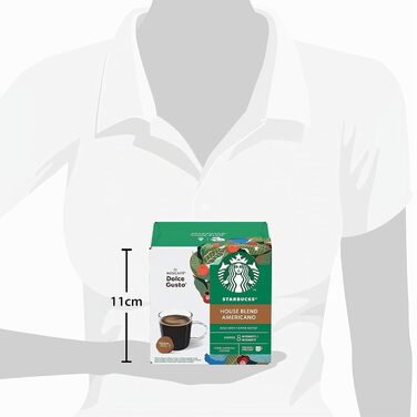 Кавові капсули Starbucks House Blend для Nescafé Dolce Gusto, середній обсмал, 72 шт (6х12)