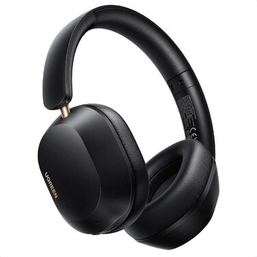 Навушники UGREEN HiTune Max5c Over-Ear з активним шумозаглушенням, Hi-Res Audio, LDAC, Bluetooth 5.4, Spatial Audio, 75 годин роботи, чорний
