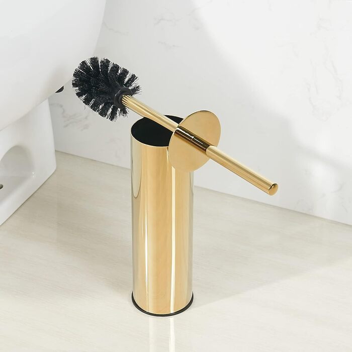 BGL 304 Stainless Steel Toilet Brush Holder (Gold Finish)
