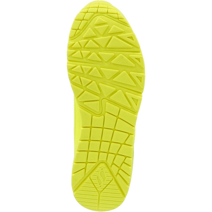 Жіночі кросівки Skechers UNO Night Shades, 42 EU, Durabuck, неоновий жовтий