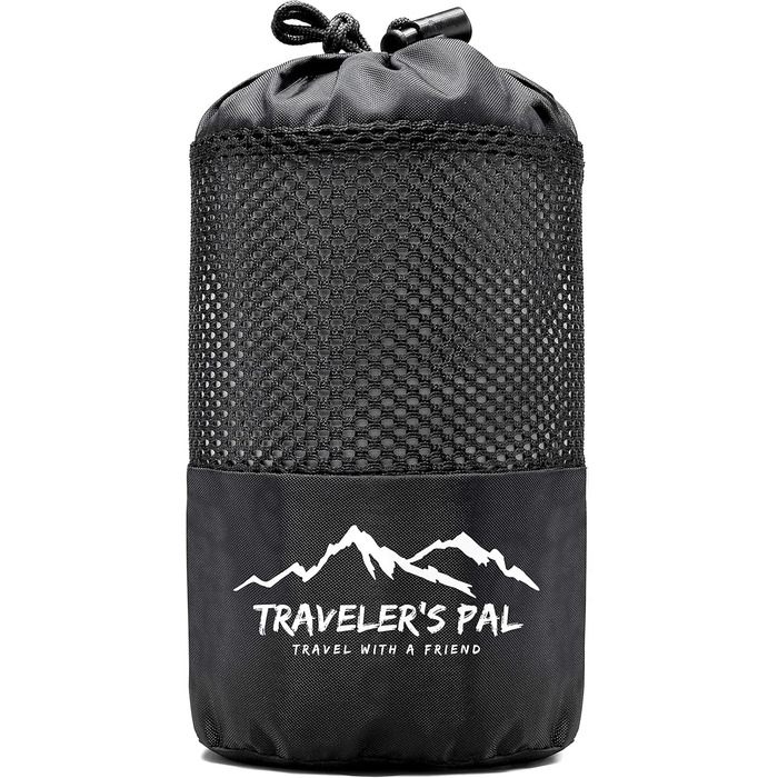 Traveler's Pal Hüttenschlafsack made from 100% Duraweave - Sleeping bag with side and foot zipper - Lightweight and thin liner summer sleeping bag, breathable and skin-friendly