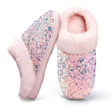 Тапочки жіночі зимові Mabove Hausschuhe, теплі, зручні, з плюшу, для дому, з антиковзким покриттям, рожеві, розмір 38/39 EU