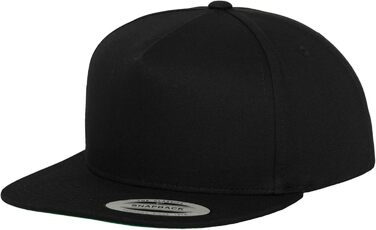 Кепка Flexfit Classic 5 Panel Snapback, унісекс, чорний колір