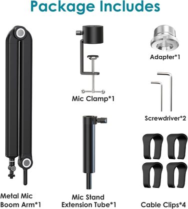 Кріплення для мікрофона YOUSHARES A-Universal (сумісний з Seiren Mini, V3 Mini/Chroma, Razer Seiren V2 X/Pro, Seiren X)