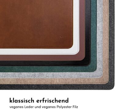 Підкладка під стіл FORMGUT з фетру (90x30 см, світло-сіра) - килимок для ноутбука, XXL мишка, підкладка на стіл, світло-сірий фетр 90 x 30 см