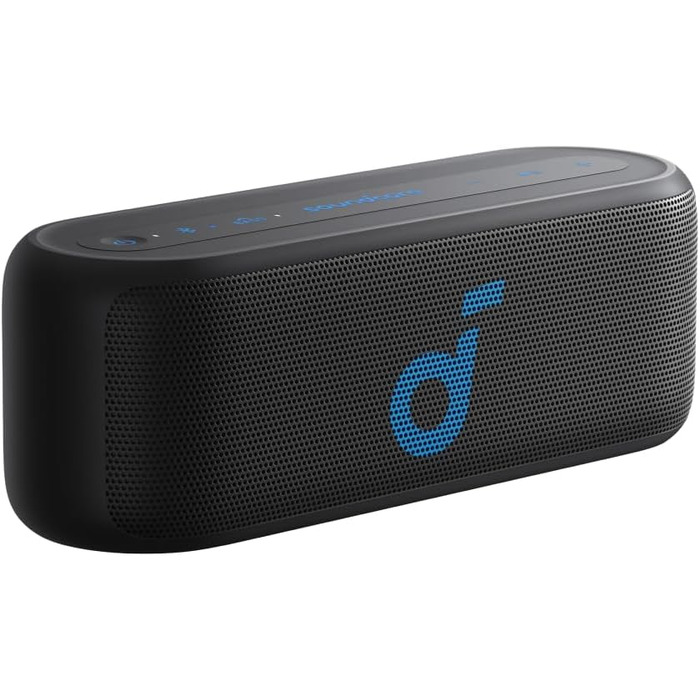 Soundcore Select 2S: Портативна Bluetooth-колонка з 20W стерео, BassUp™ та IPX7 захистом, 16 годин роботи, чорна