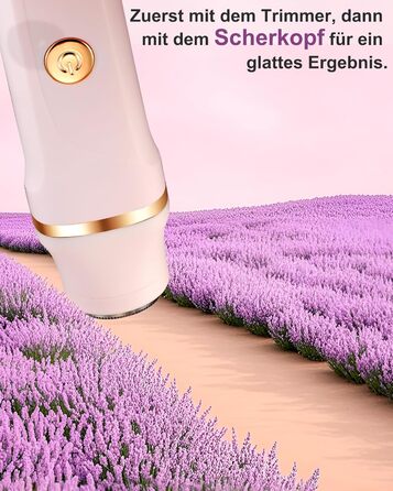 Електричний жіночий тример 3-в-1 для тіла та обличчя, водонепроникний, рожевий