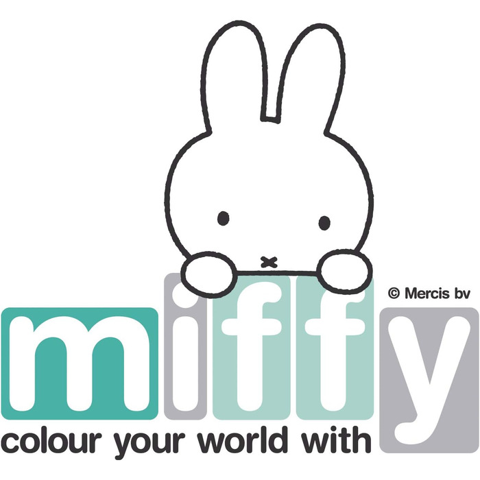 Дитяча іграшкова скриня зі зручною кришкою roba Miffy з дерева, біла лавка-скриня для зберігання іграшок у дитячу кімнату для хлопчиків і дівчаток