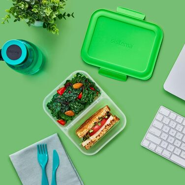 Набір контейнерів для їжі Nest IT Meal Prep | 5 шт., 1.9 л, 3 відділення, зелені