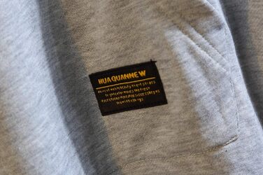 Спортивна кофта GURUNVANI Unisex 20wy801 з капюшоном, сіра (3XL)