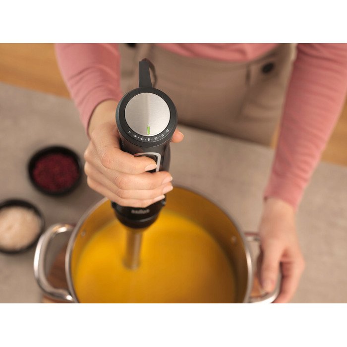 Ручний блендер Braun MultiQuick 5 Pro MQ 55755M, 1000 Вт, чорний