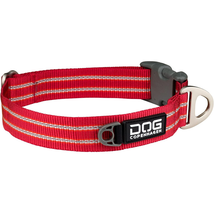 Нашийник для собак DOG Copenhagen Urban Style Classic Red, розмір L (Червоний)