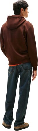Чоловічий худі Tommy Jeans Regular Fit з капюшоном, флісовий, колір Rich Brown (XL)