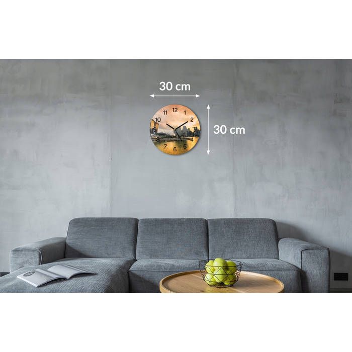 Настінний годинник ArtprintCave багатоколірний, 30 см