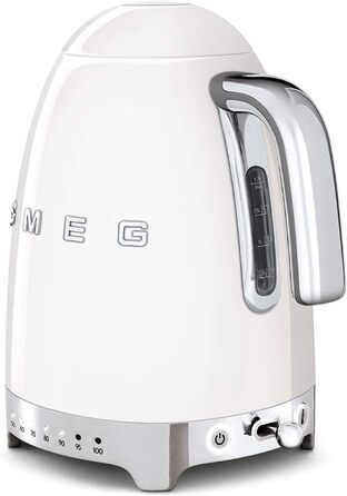 Smeg KLF04WHEU Kettle, 2400W, 1.7 liters, White