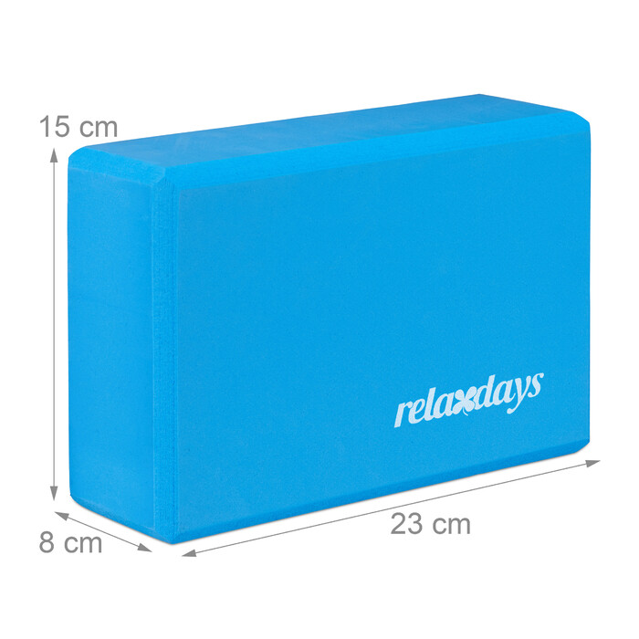 Relaxdays Yoga Block Set of 2
