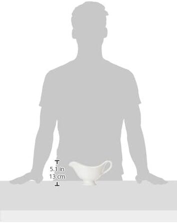 Соусник Villeroy & Boch For Me, порцеляновий, 400 мл, білий, для соусу, підливи, підходить для посудомийної машини, преміум-якість