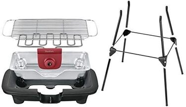 Тістовий гриль Tefal Booster CB6428: велика поверхня, зона Boost, 6 температур, злив жиру, Thermo-Spot, чорний