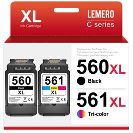 Картриджі Patron 560 561 XL для принтерів Canon Pixma TS5350, TS5351, TS5352, TS5353, TS7451 (чорний та кольоровий, набір 2 шт)