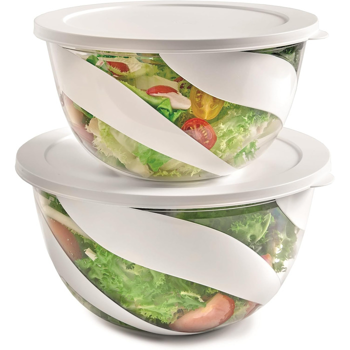 Набір салатниць 2 шт. з кришкою SNIPS | 3 + 5 л | Італія, без BPA